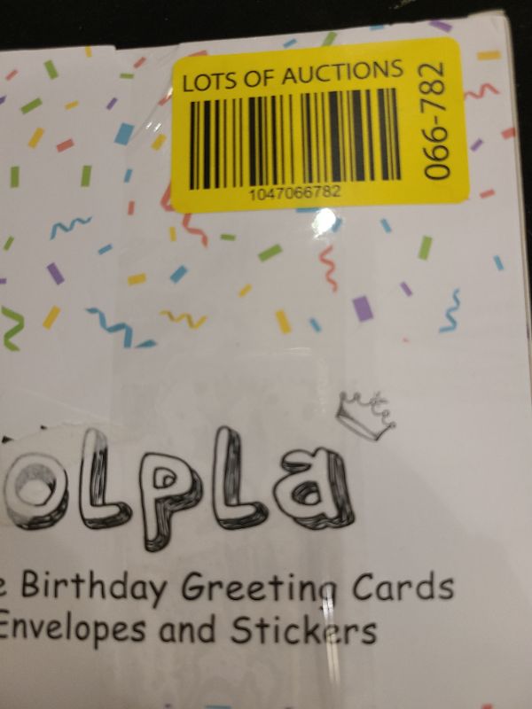 Photo 1 of 24 Pack Unique Gold Foil Birthday Cards with Envelopes & Stickers | 4x6 Inches Blank Happy Birthday Cards Assortment in Bulk for Family, Kids, Friends, Work & Office Celebrations.