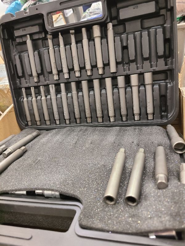 Photo 1 of BILITOOLS Shock Absorber Strut Nut Socket Set Master Suspension Strut Top Mount Nut Removal Install Automotive Tool