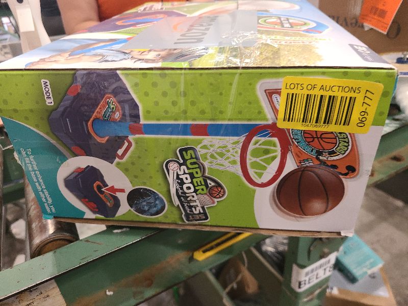 Photo 1 of 4 in 1 Basketball Hoop for Kids 1-3, 3-5, Toddler Basketball Goal and T Ball Set, Adjustable Basketball Hoop, Indoor Outdoor Sports Toys, Birthday Gifts for Kids Boys 1 2 3 4 5 Years Old