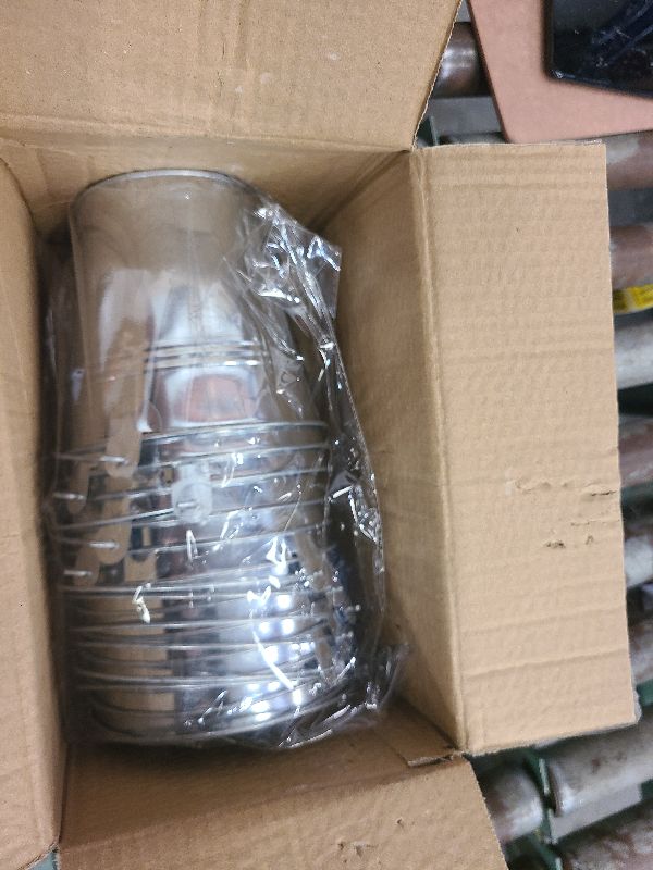 Photo 1 of 12 Pack Galvanized Metal Buckets with Handles for Party Decorations, Small Tin Pails (4.7 in)