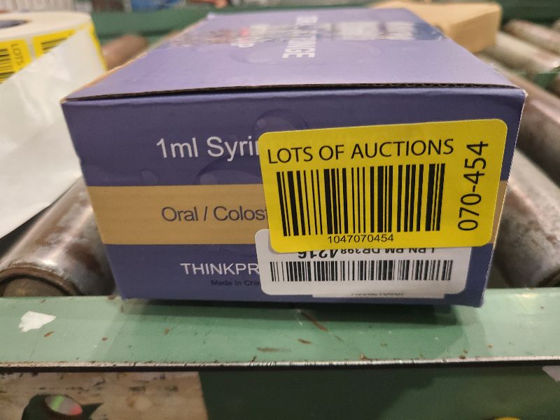 Photo 1 of 50 Pcs 1ml Syringes with Caps Oral Dispenser Individually Sterile Warpped for Medicine Dropper, Colostrum Collect Feeding Pets, Liquid
