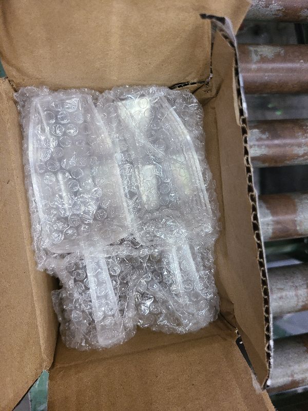 Photo 1 of 24-Mini Clear Acrylic Plastic Scoops for Candy - Ice Cream Bar, Jars, Containers, Coffee, Flour, Dessert Toppings, Buffets, Kitchen, Weddings, Parties & Concessions, Candy Buffet, 5.5" Candy Scoops