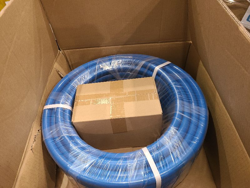 Photo 1 of 3/4"×100&200&300ft Compressed Air Line Kit for Shop/Garage, Hdpe-Aluminum Rapid Air System Includes Right Angle Fittings and Tee Fittings, Compressed Air Piping System Leak Proof&Easy to Install