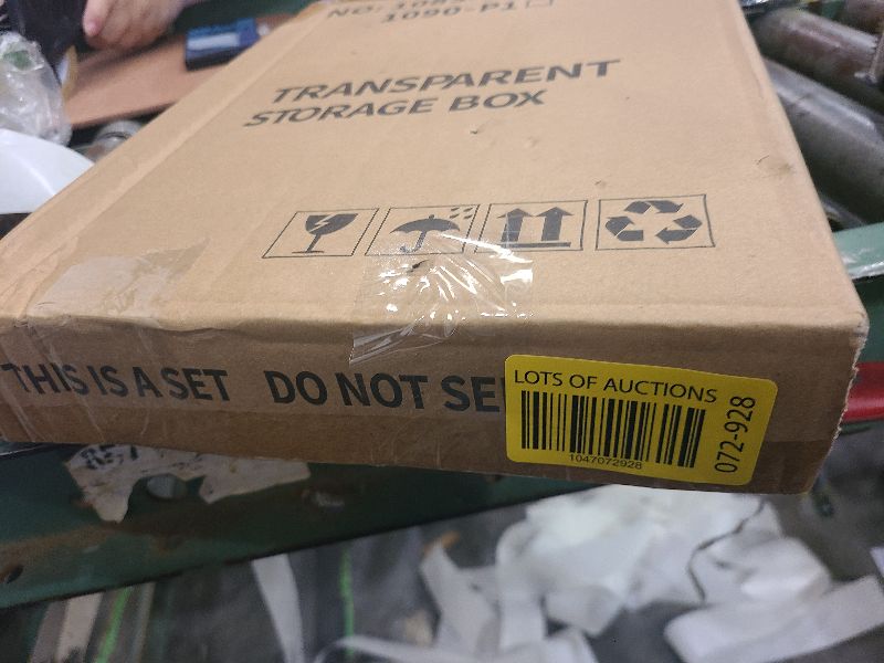 Photo 1 of Display Case for Collectibles 4 Layer Updated Adjustable Acrylic Display Case with Magnetic Door Clear Stackable Display Box Hobby Display Cases for Figures, 1 Pack