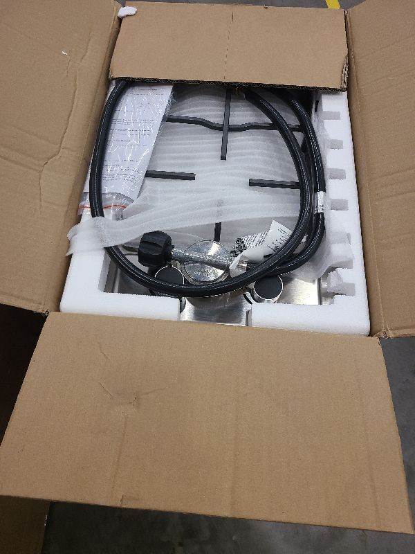 Photo 1 of 12" Gas Cooktops, 2 Burner Drop-in Propane/Natural Gas Cooker, 12 Inch Stainless Steel Gas Stove Top Dual Fuel Easy to Clean (12Wx20L)