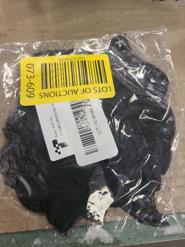 Photo 1 of 8pcs Black Iron On Rose Flower Patches for Clothes Designs Fabric Repair Patches 4 Size Embroidered Sew On Flower Patches Cool Applique Patches for Jacket Jeans Sweater Hats Shoes Bags for Women