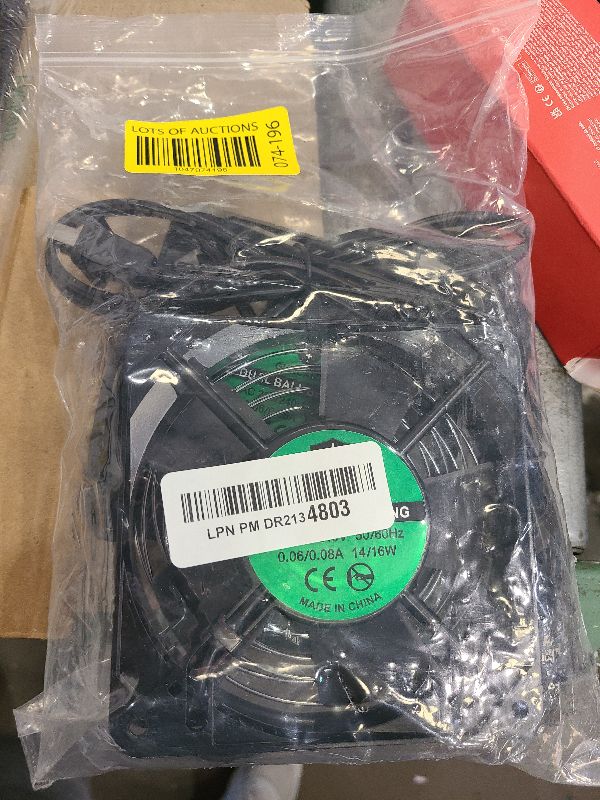 Photo 1 of 2pcs EC 120mm x 25mm Ball DIY Cooling Ventilation Exhaust Fan 110V 115V 120V 220V 240V AC Axial Case Muffin Fan (120 x 25mm)