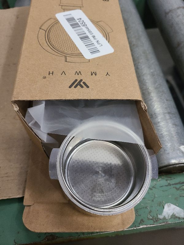 Photo 1 of 51mm Bottomless Portafilter 2 Ears with 2 Filter Baskets(Single+Double Shots) for De-longhi ECP3420/EC155/BCO430/EC260,100% Stainless Steel Portafilter and Walnut Handle