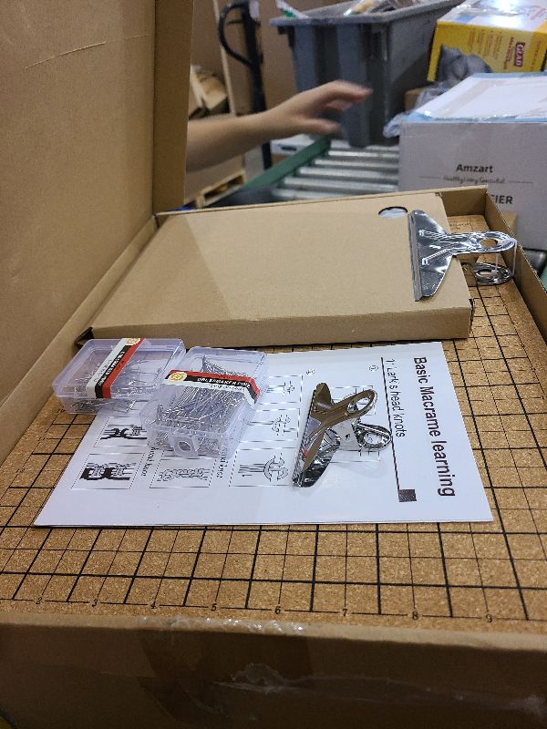 Photo 1 of 12×16 Inch Macrame Board and Pins Kit, Double Sided Grids Handmade Braiding Macrame Board with Instructions - Perfect Macrame Tools and Supplies for Bracelet Creating, Knotting Creations