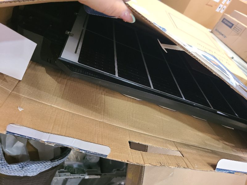 Photo 1 of 8000W Solar Street Lights Outdoor Waterproof, Heavy Duty Solar Powered Light Dusk to Dawn, High Brightness Soalr Parking Lot Light, Motion Sensor, Long Lasting, Pole or Wall Mounted, Remote Control