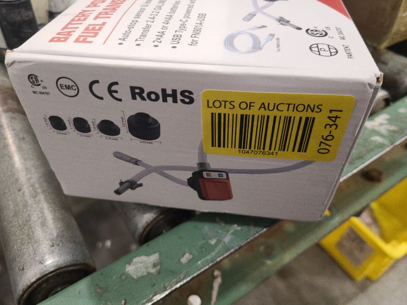 Photo 1 of Automatic Fuel Transfer Pump with Auto-Stop, 51'' Extra Long Hose, 3.2 Gallon per Min, Battery or USB Powered, 4 Can Adapters, Fast and Safe Portable Gas Can Pump for Oil, Diesel,Gasoline.