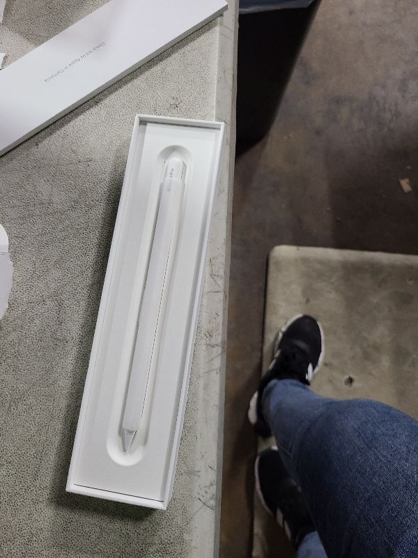 Photo 1 of Apple Pencil Pro: Latest Model - Device Compatibility Check Required - Pixel-Perfect Precision, Tilt and Pressure Sensitivity, Perfect for Note-Taking, Drawing, and Art. Charges and Pairs Magnetically