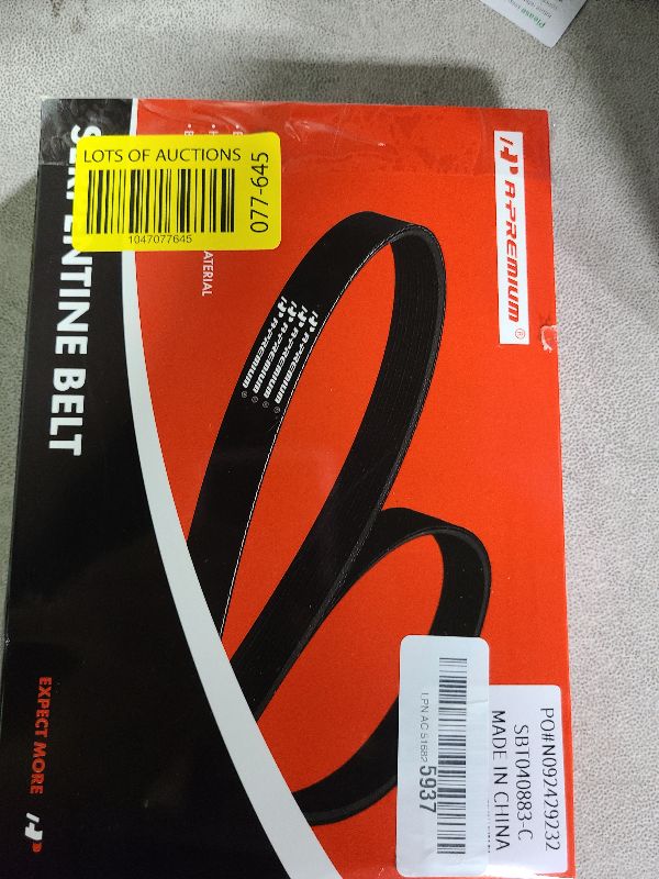 Photo 1 of A-Premium Engine Serpentine Drive Belt Compatible with Toyota, Honda, Dodge, Lexus, Kia, Mazda, Eagle, Mitsubishi & Plymouth Cars - Camry, Highlander, Solara, Civic, Colt, ES300, RX300, Rio, Summit