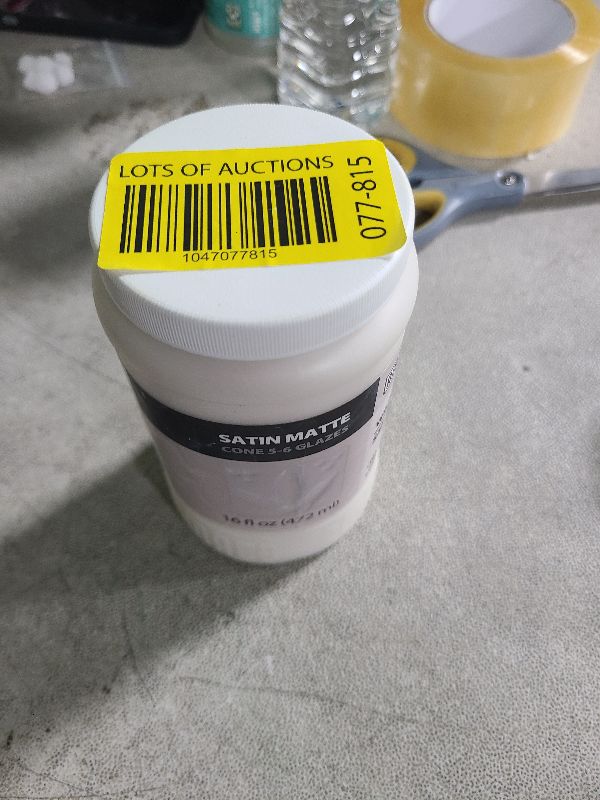 Photo 1 of Amaco Satin Matte Glaze - SM-11, White