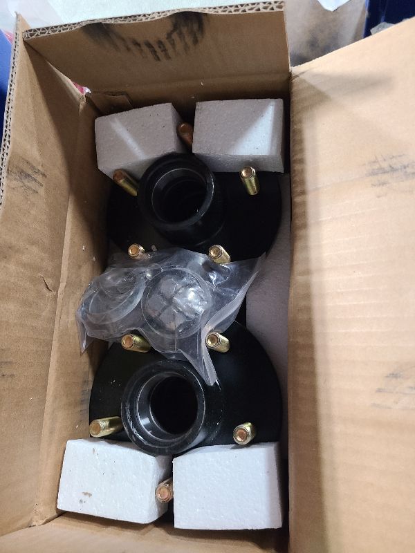 Photo 1 of AEagle 2 Sets 5 on 4.5" Bolt Circle Trailer Hub 5 Lug Idler Hub Kits for 3,500lbs 1-1/16'' to 1-3/8'' Tapered Axle, Replacement for L68149 L44649 Inner & Outer Cone Bearings
