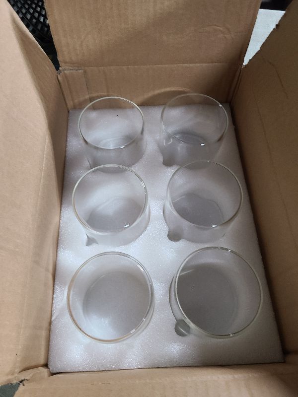 Photo 1 of 6 Pack Glass Cylinder Vases 4 Inch Tall Clear Flower Vase for Centerpieces, Hurricane Floating Candle Holder Wedding Decorations, Floral Vase Bulk for Table Shelf Party Home Deco (4 x 3.35 Inch)