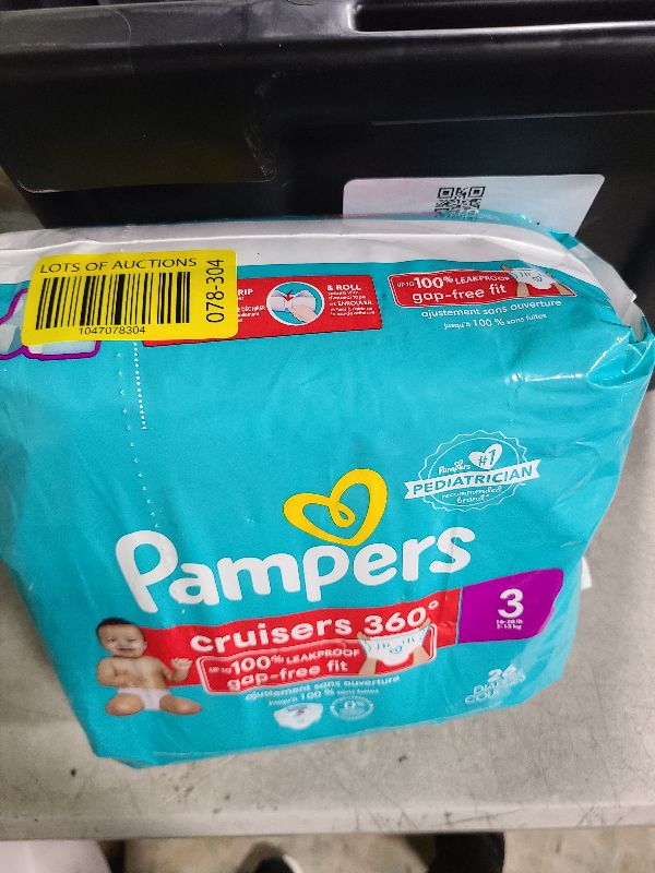 Photo 1 of Pampers Cruisers 360 Diapers - Size 3, 26 Count, Pull-On Disposable Baby Diapers, Gap-Free Fit