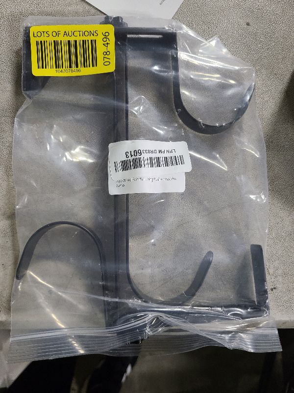 Photo 1 of 2PCS Double Pool Pole Hooks, Adjustable Thickened Panel Rustproof Pool Fence Hooks Metal Equipment Hooks for Hanging Pool Tool Swimming Pool Accessories for Pool Fence, Pool Skimmer,Wall (Black)