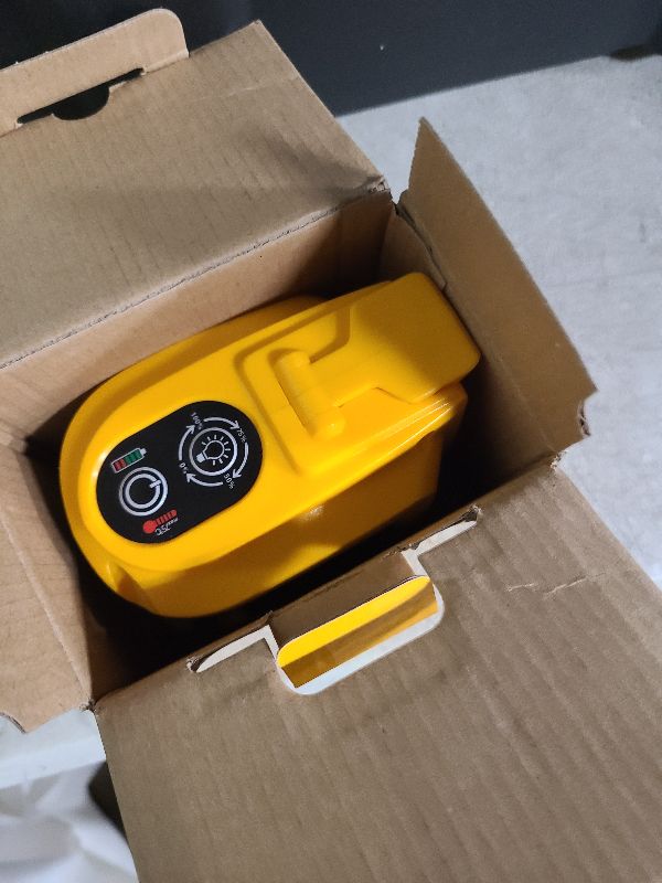 Photo 1 of 200W Portable Power Inverter for DeWALT 20V,Ecarke Outdoor Generato Battery Converter with 2 USB&LED&AC Battery Powered Outlet,Convert DC 18V/20V to AC 110V-120V Portable Power Station(Tool Only)