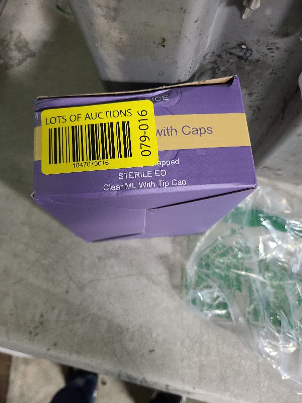 Photo 1 of 50 Pcs 1ml Syringes with Caps Oral Dispenser Individually Sterile Warpped for Medicine Dropper, Colostrum Collect Feeding Pets, Liquid