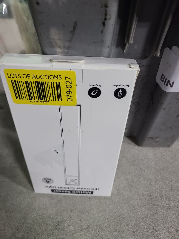 Photo 1 of 8" Thin Motion-Activated Under Cabinet Lighting, Aluminum Alloy Under Counter Lights for Kitchen, 3-Color-Temps Magnetic Closet Lights, Rechargeable Motion Sensor Light Indoor (4Pack, Silver)