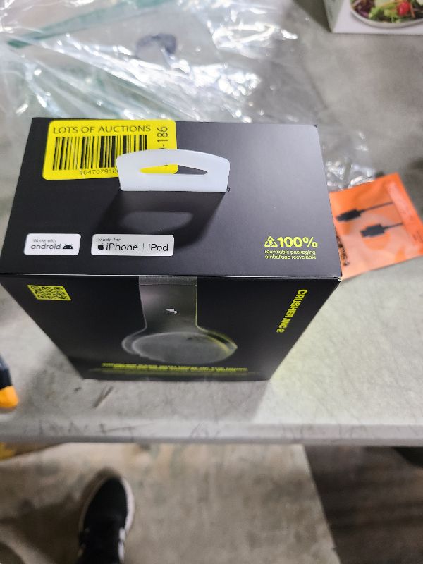 Photo 1 of Skullcandy Crusher ANC 2 Wireless Over-Ear Bluetooth Headphones with Multi-Sensory Bass and Charging Cable, Active Noise Cancelling, Up to 60 Hours Battery, Microphone for iPhone Android - True Black