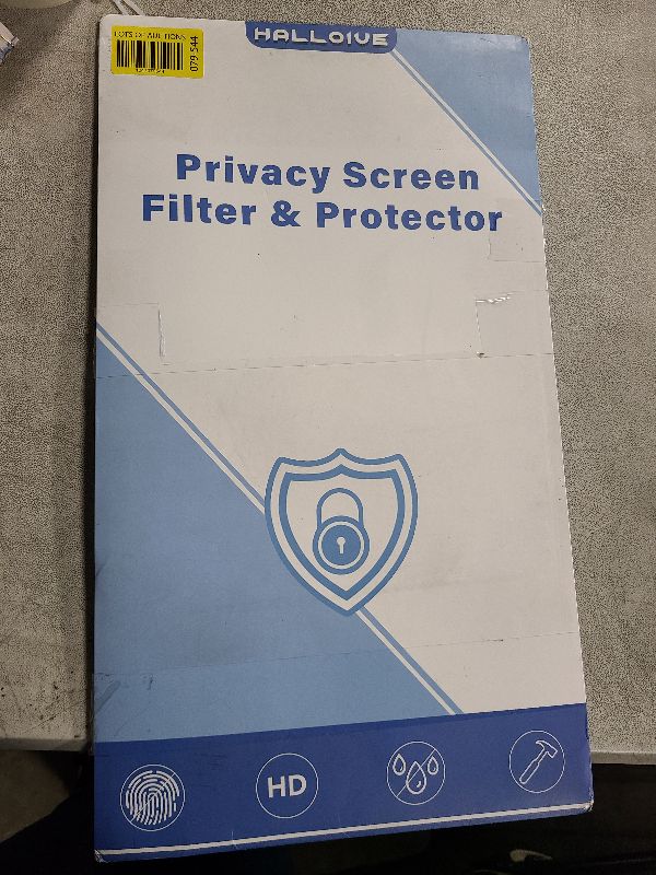 Photo 1 of 2 Pack Magnetic Hanging Computer Privacy Screen 24 Inch for 16:9 Widescreen Monitor, Removable Privacy Screen Anti Glare Blue Light Computer Screen Privacy Shield, Anti-Scratch 24in Protector Film