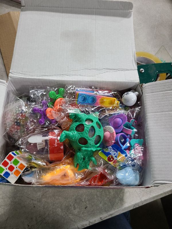 Photo 1 of 120 Pcs Fidget Toys Pack, Pop Sensory Party Favors Set Gifts for Kids Adults Boy Girl Stocking Stuffers Autistic Bulk Goodie Bag Filler Treasure Box Classroom Prizes School