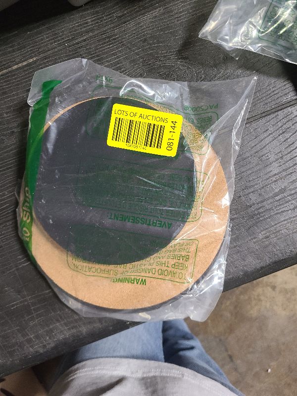 Photo 1 of 12 Pcs Cork Plant Coasters & Saucers 4/6/8 Inch – Absorbent Round Mats for Indoor Flower Pots, Planters, Houseplants, Surface Protector for Table & Floor