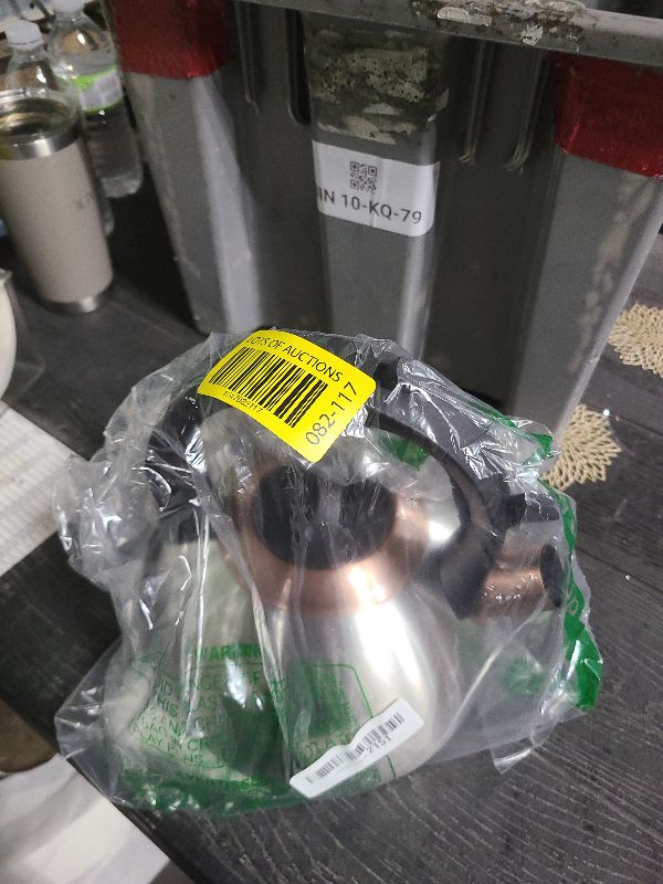 Photo 1 of 3.1 Quart Teal Whistling Tea Kettle for Stove Top, Food Grade Stainless Steel