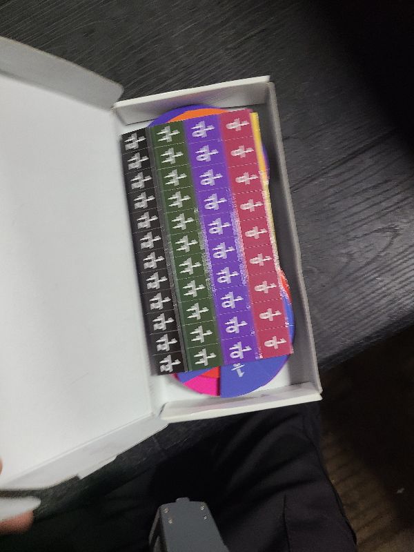 Photo 1 of 156 PCS Magnetic Fraction Tiles Circles, Educational Math Learning Manipulatives Set for Preschool Elementary School.