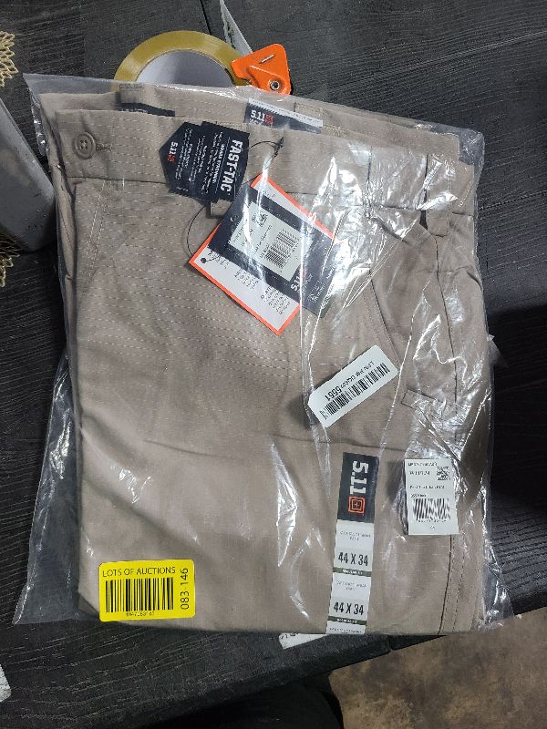 Photo 1 of 5.11 Tactical Men's Fast-Tac Urban Pants, Regular Fit, 5 Pockets, Style 74461, Khaki (ABR), 44W x 34L