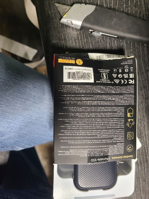 Photo 1 of SanDisk 2TB Extreme Portable SSD - Up to 1050MB/s, USB-C, USB 3.2 Gen 2, IP65 Water and Dust Resistance, Updated Firmware - External Solid State Drive - SDSSDE61-2T00-G25