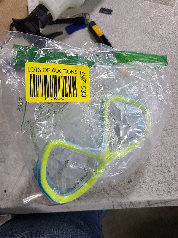 Photo 1 of ACQCES Kids Swim Goggles Snorkel Diving Mask for Boys Girls Ages 5-15, Two-Color Anti-Fog Swimming Goggles with Nose Cover (1PCS Blue)