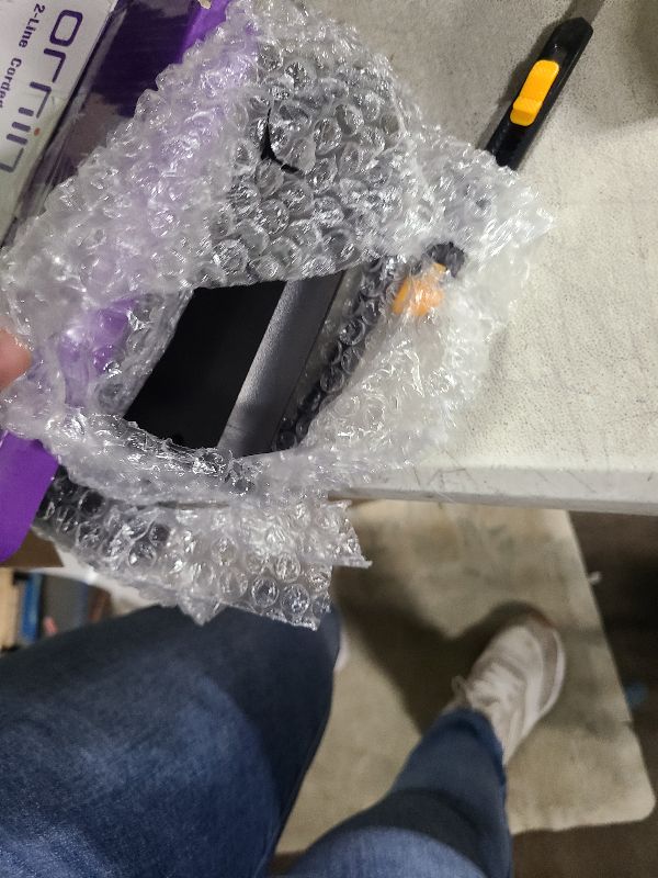 Photo 1 of Ornin 2-Line Corded Telephone Systems for Small Business and House, Desk Phone Only (Black)