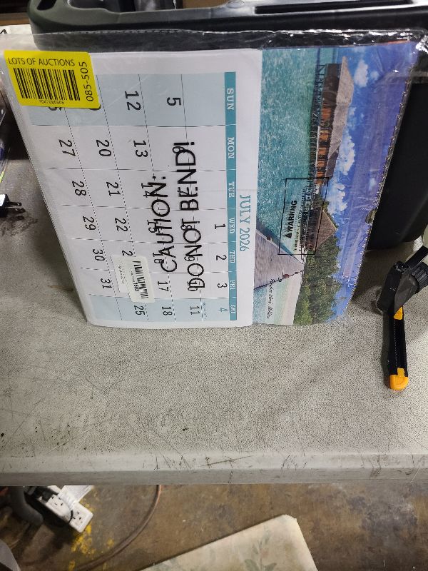 Photo 1 of 2025-2026 Calendar - May. 2025 - Jun. 2026, 3 Month Calendar Vertical Display, Wall Calendar 2025-2026, 11" x 26"(when opened)