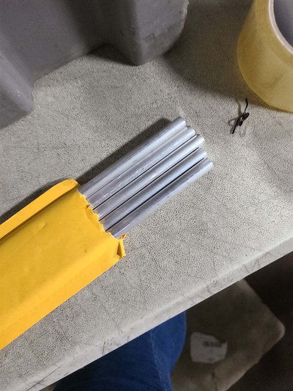 Photo 1 of 3/8" Diameter 6061 Aluminum Round Rod 13" Long,T6511, Extruded, 0.375" Diameter (3/8x13inch, 5)