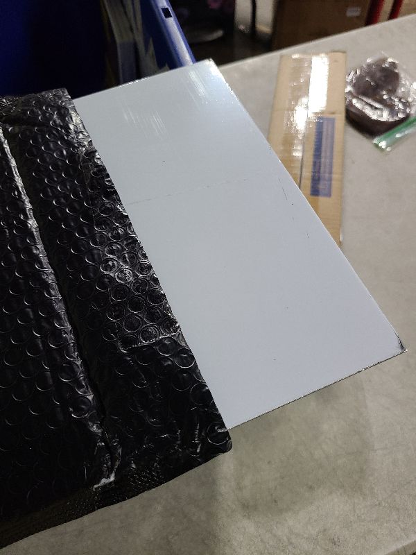 Photo 1 of 304 Stainless Steel Sheets, 9 x 12 x 1/8 inch (10 Gauge) Thickness Stainless Steel Plates Stainless Steel Shim Plates Metal Sheets for Kitchen DIY Craft Making