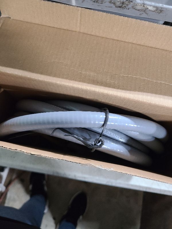 Photo 1 of ABYDA 12 Feet 3/8" ID Natural Gas Grill Hose with Quick Connect Fittings, Ideal Natural Gas Line for Grills, Pizza Ovens, Heaters, and More Low Pressure Appliances