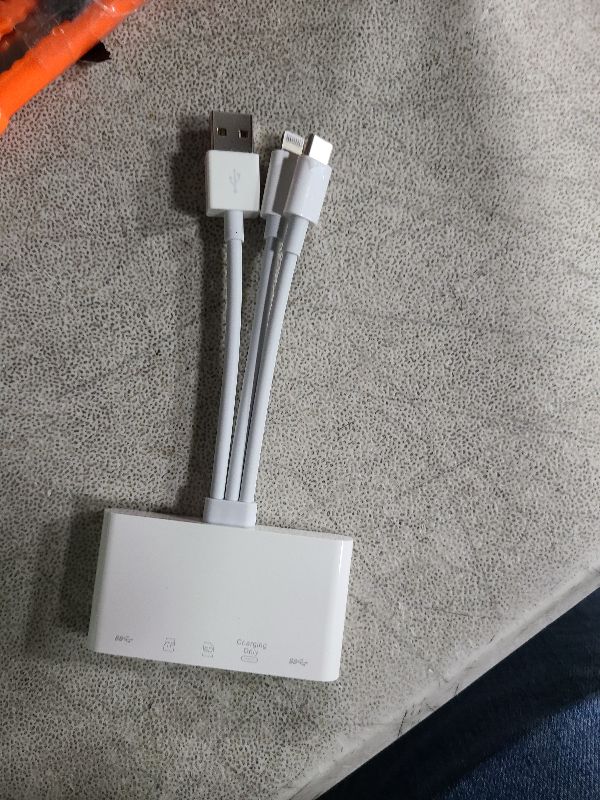 Photo 1 of 5-in-1 Memory Card Reader, USB OTG Adapter & SD Card Reader for i-Phone/i-Pad, USB C and USB A Devices with Micro SD & SD Card Slots, Supports SD/Micro SD/SDHC/SDXC/MMC