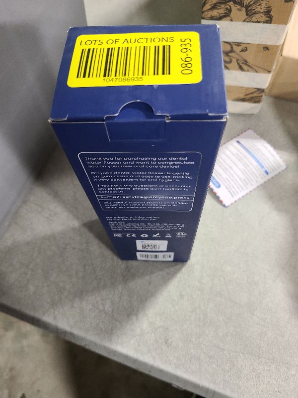 Photo 1 of Onlyone Water Dental Flosser, 300ML Portable Oral Irrigator for Teeth, 4 Modes and 5 Jet Tips,Rechargeable Irrigation Cleaner,Electric Flossing Machine Power Flossers & Irrigator Accessories White