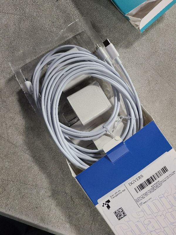 Photo 1 of DGVERS Fast Charger for iPhone 16 15 Charger Fast Charging 3Pack, 3+6+10ft USBC to USBC Cable Cord &20W Type C Block for iPhone 16 Pro Max/16 Pro/16e/15 Pro Max/15 Pro/16 Plus/15+/iPad Pro/Air/Mini