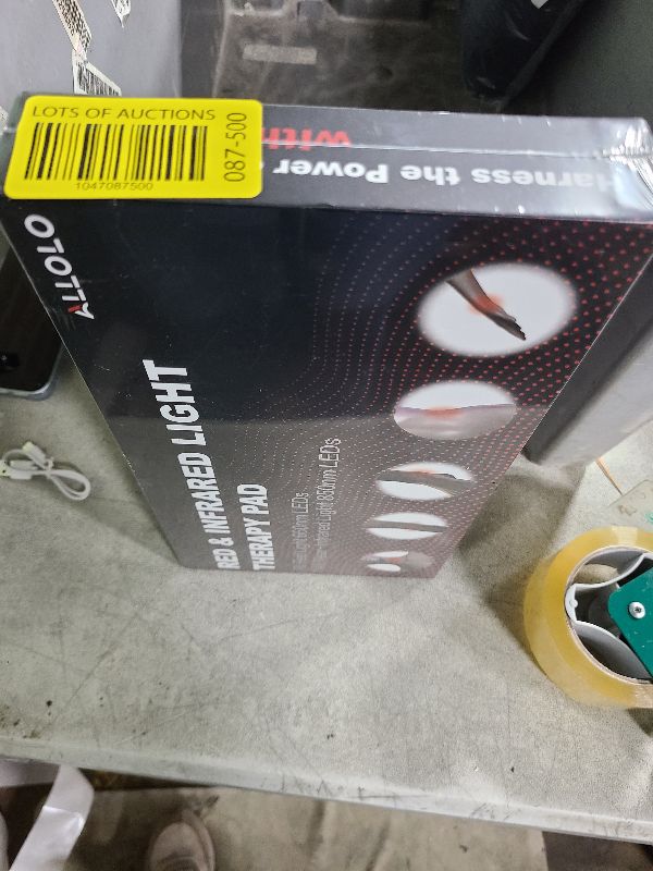 Photo 1 of ALLOLO Red Light Therapy for Body, 3-in-1 LED Bead with Timer Remote Control, 12.6"*6.3" 660nm&850nm Infrared Light Therapy for Body Pain Relief Wearable for Muscle Repair