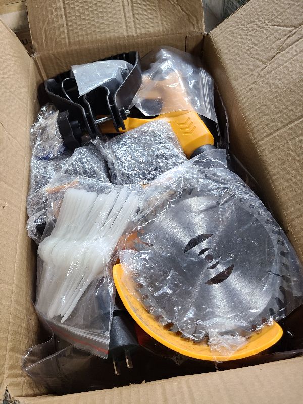 Photo 1 of 20000 RPM Electric Weed Wacker Cordless, 3-in-1 Weed Eater Cordless with Battery Powered, Lawn Mower/Grass Trimmer/Lawn Edger with 3 Types Blades, Battery Weed Wacker with Wheels (2 Battery, Yellow)