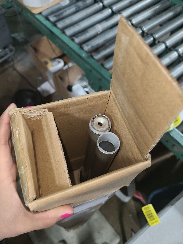 Photo 1 of Amazon Basics Adjustable Curtain Rods for Windows, Round Finials, 1-Inch Rod, 72" to 144", Nickel, Pack of 1