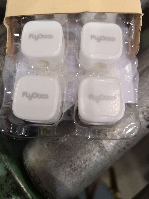 Photo 1 of 6 Pack Magnetic Cable Clips, FlyCoco Cell Phone Cord Holder for Nightstand, Cord Organizer for Side Table, [Smooth Adjustable] Mini Cube Cord Holder for Home Office Desk Phone Car Wall Desktop(White)