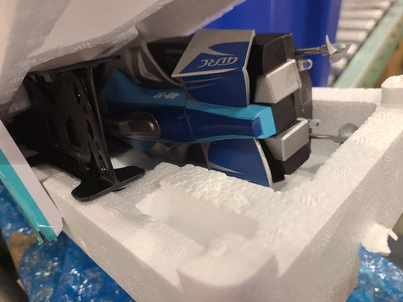 Photo 1 of 4DRC Fast RC Boat for Pools and Lakes,S1 Remote Control Boat with LED Lights,2.4GHz High Speed RC Racing Boats for Lakes, Low Battery Alarm,Capsize Recovery, Gifts Toys for Boys Girls