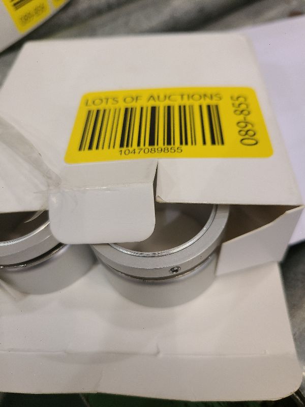 Photo 1 of 1.25" Flag Pole Rings, Aluminum Alloy Flagpole Rings 360° Rotating Anti Wrap Flag Mounting Ring, Spinning Flag Pole Clips with Carabiner for 1.02-1.25 Inch Diameter- Pack of 4 (Matte Silver)