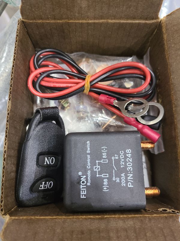 Photo 1 of 3rd Generation 200A Remote Battery Disconnect Switch DC12V Battery Cut Off Switch Heavy Duty Car Battery Kill Switch for RV Truck Wireless Anti-Theft Prevent Battery Drain(1000A Starting Current)