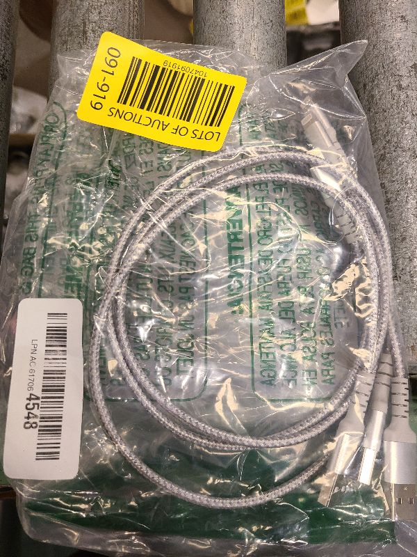 Photo 1 of 1.5ft iPhone Charging Cable Short, 3-Pack Braided USB A to Lightning Cord CarPlay [MFi Certified] Compatible with Apple iPhone 14 13 12 11 Pro/Max/Mini Xs SE2, Short Lightning Cable for Car